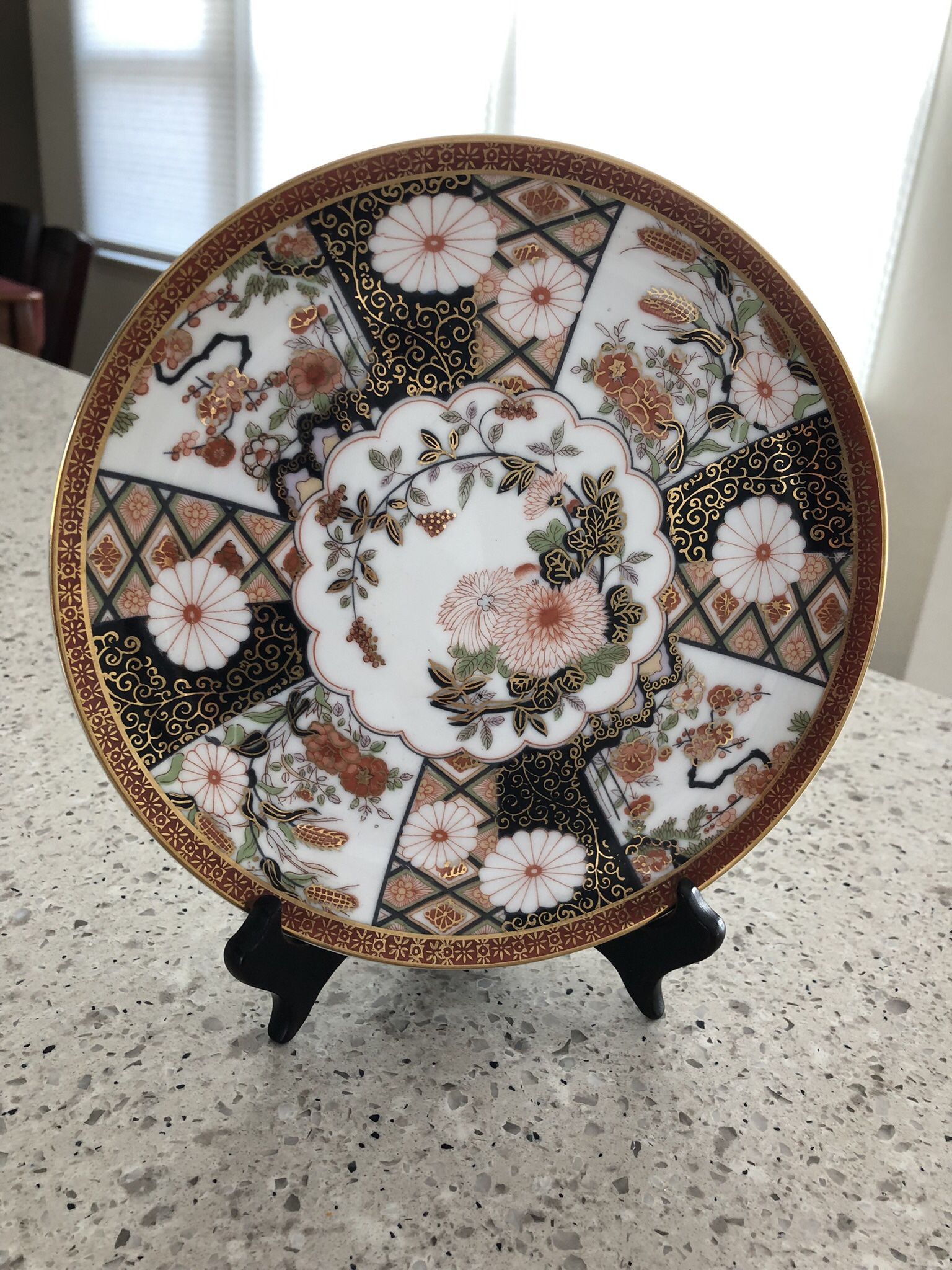 Saji Fine China Plate Handmade In Japan