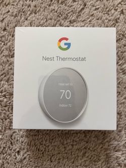 Google Nest Smart Thermostat Snow G4CVZ-US
