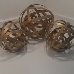 Gold Decorative Home Decor Balls