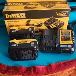 Dewalt Batteries NEW $135 For The Pair With Charger,, Pick Up Flamingo And Pecos Area 