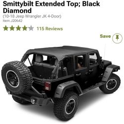 Smittybilt Jeep wrangler JKU 2010-2018 Bikini Top