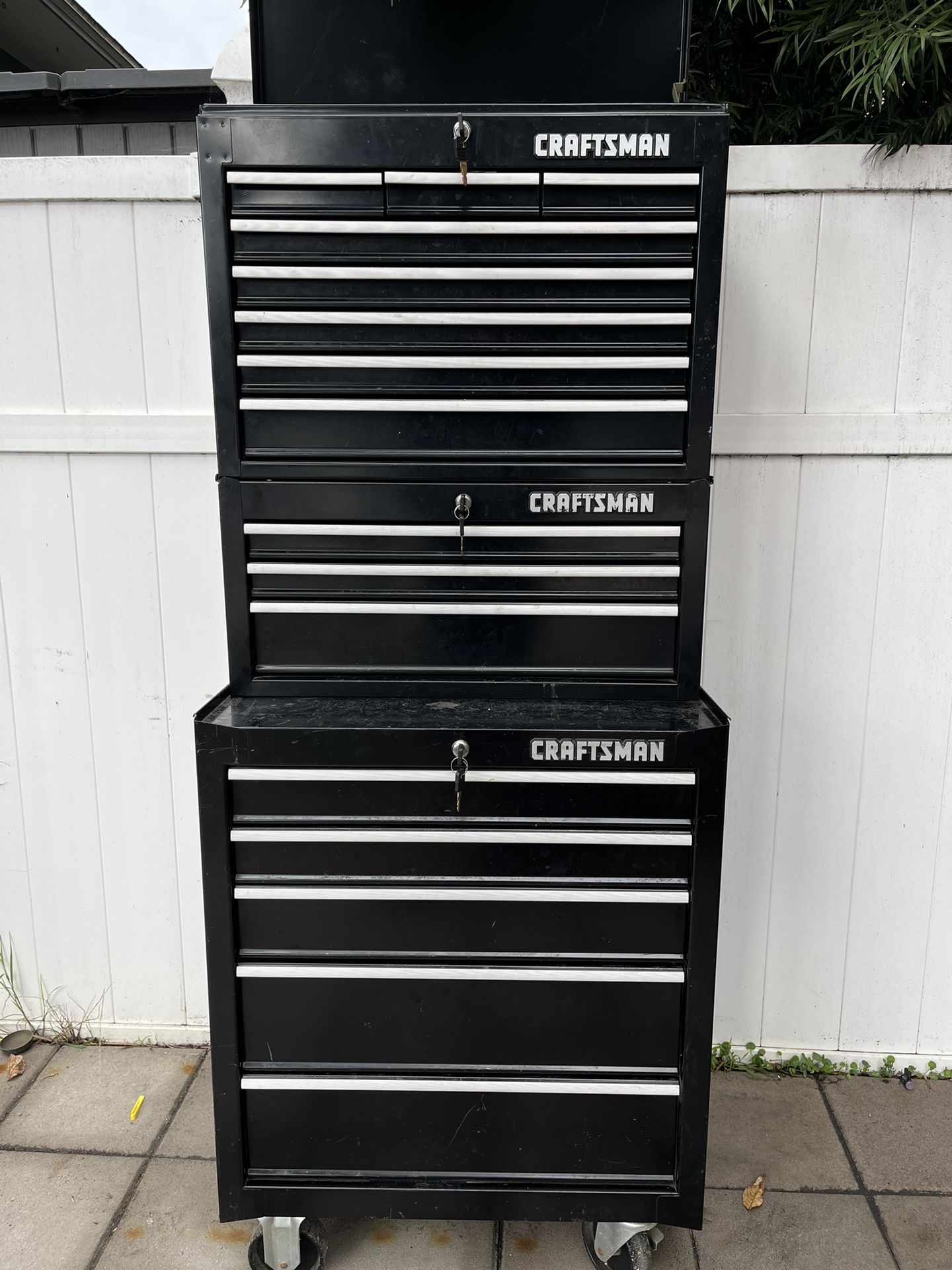 Craftsman 3 Tier Tool Box With π