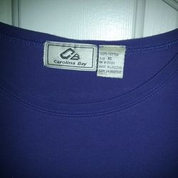 Carolina Bay Short Sleeve Purple Shirt
-Last ONE
