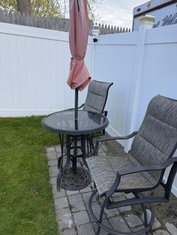 Patio Bistro Set Used
