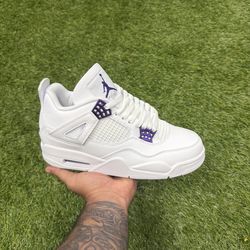 Air Jordan 4s “ Metallic Purple”