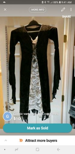 Kids Halloween prop dress Vampire
