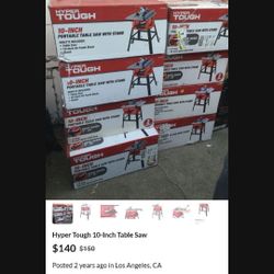 Hyper Tough 10-Inch Table Saw