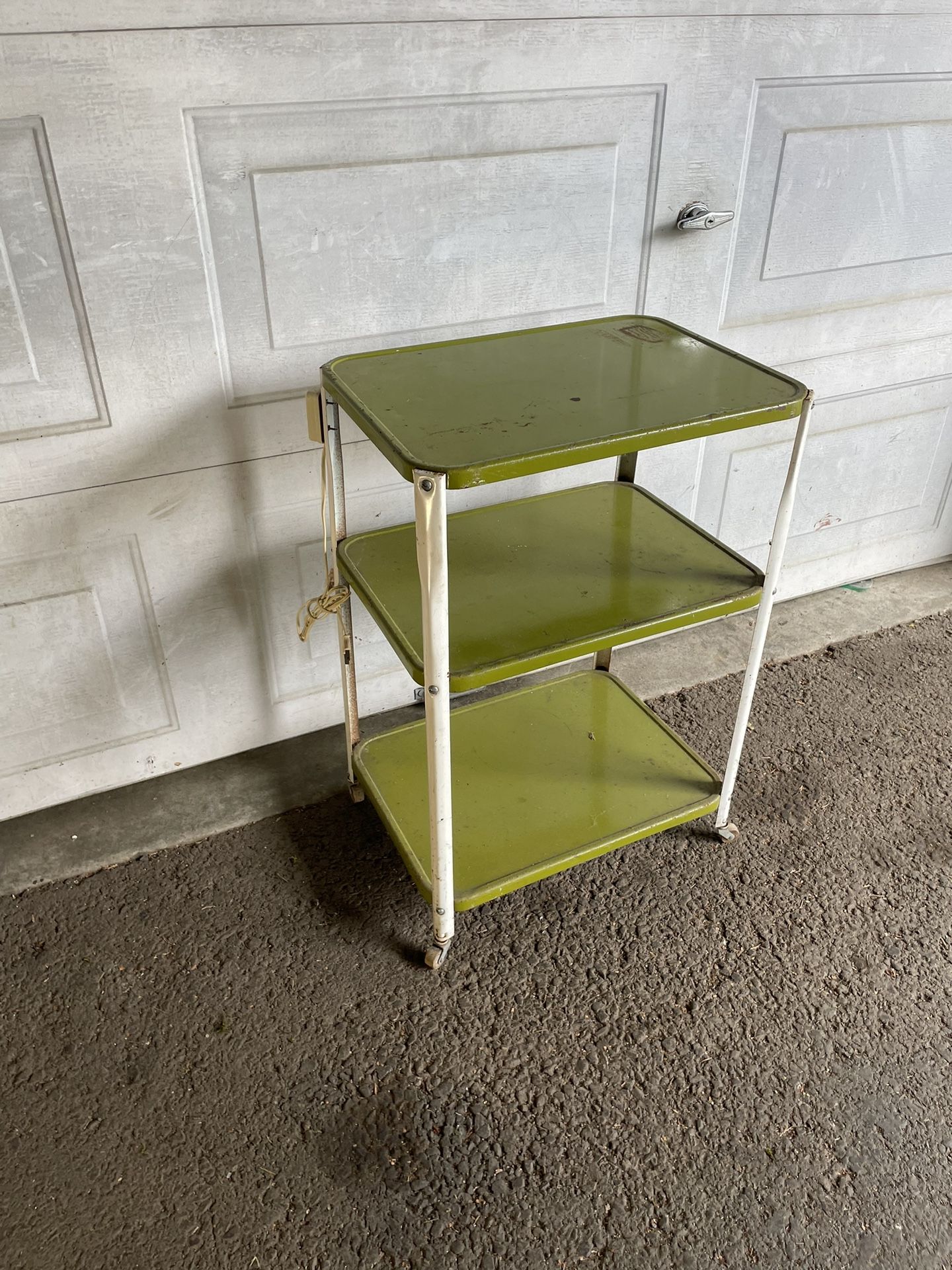 Vintage Metal Kitchen Cart