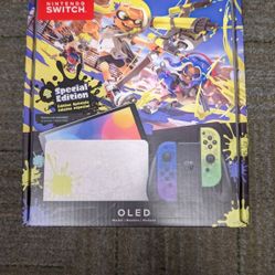 Nintendo Switch Splatoon 3 Limited Edition OLED, Like New