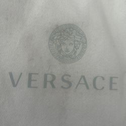Versace huge dust bag fits luggage handbag purse carry on pillow blanket storage