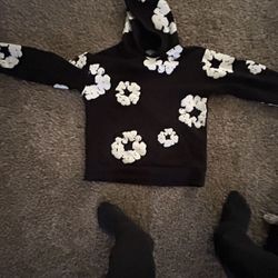 Tear Denim Hoodie (Read Description)