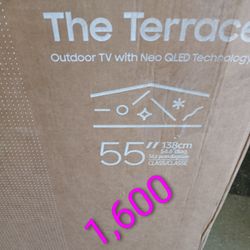 SAMSUNG 55"INCH QLED 4K THE TERRANCE OUTDOOR TV LST7D 