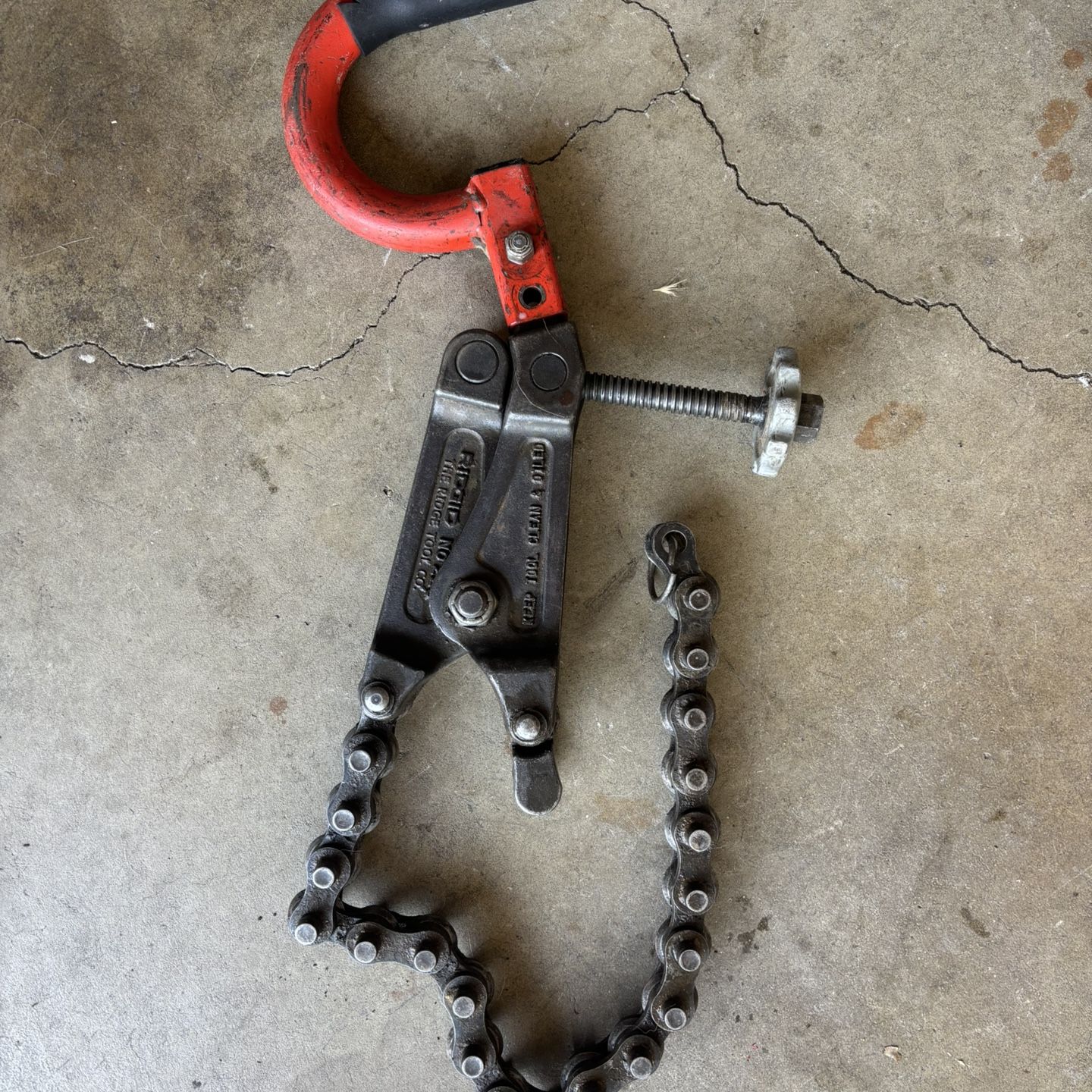 Ridgid Chain Snaps