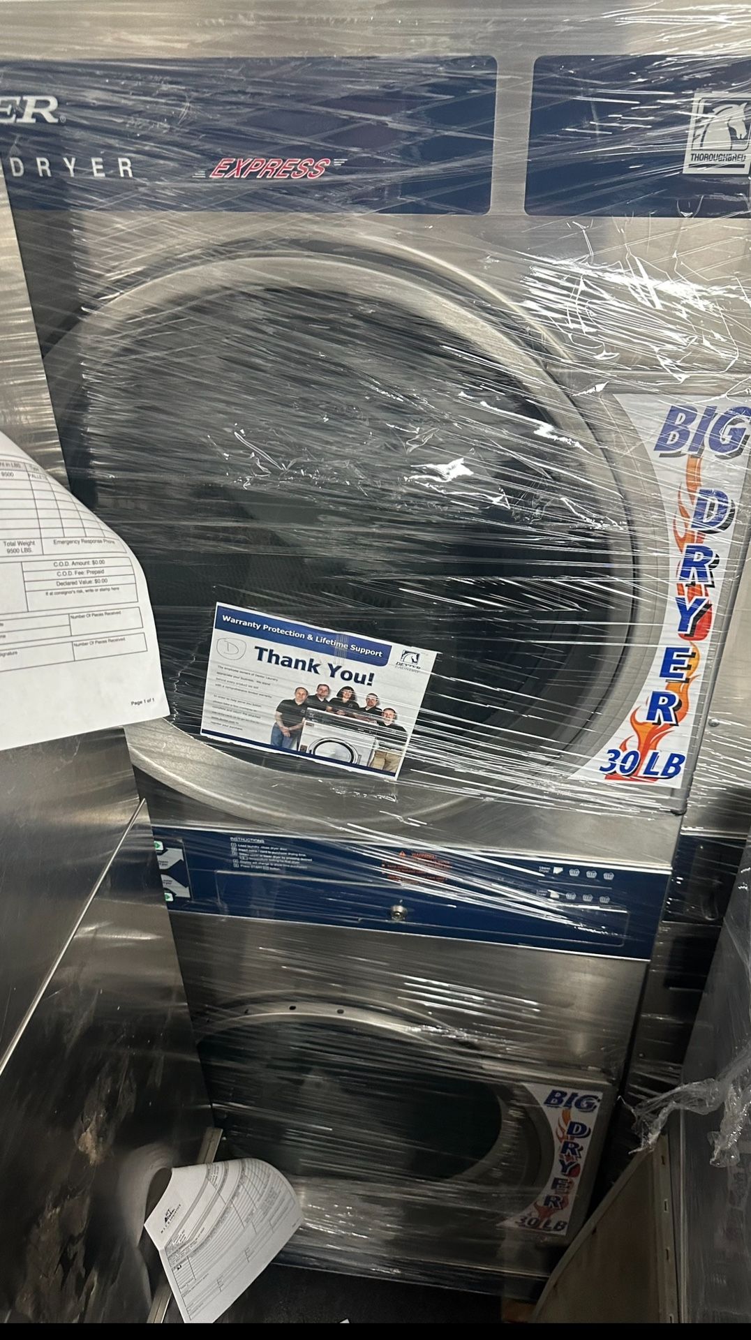 Dexter 30lbs Stack Stainless Express Dryers