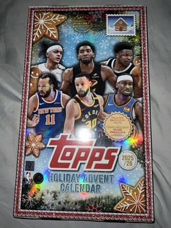 Topps basketball holiday advent calendar