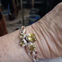 GEMSTONE BANGLE BRACELET 