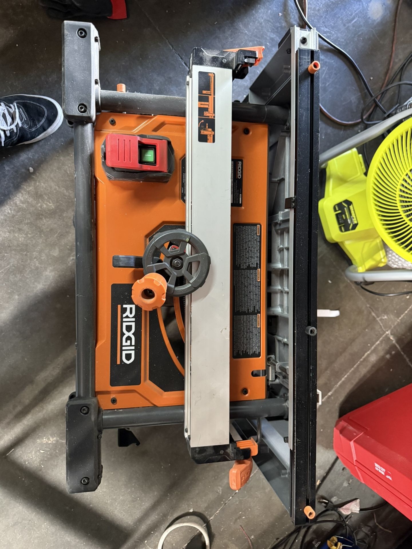 Ridgid table saw (model#R4540) (RID-500)