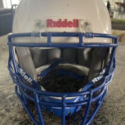 Assorted Football Gear &  Riddell Helmet