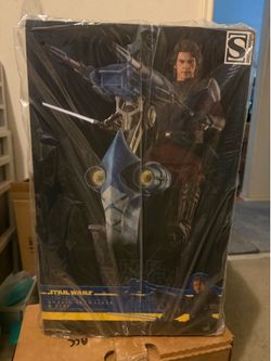 Hot Toys Star Wars Anakin Skywalker with Stap