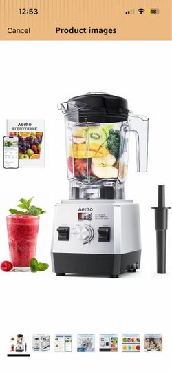 Brand New!Blenders for Kitchen with 68Oz. Jar, 1800W Max Power Smoothie Blender, 3 Preset Programs & 7 Speeds, Professional Countertop Blender for Smo