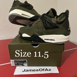 Jordan 4 Olive