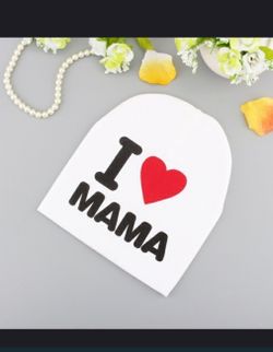 I heart mama mama hats & papa hats