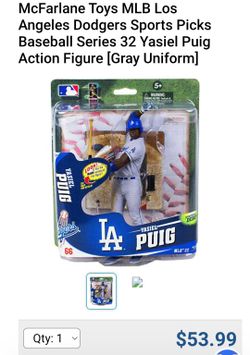 McFarlane LA Dodgers Figure Of  Yasiel Puig