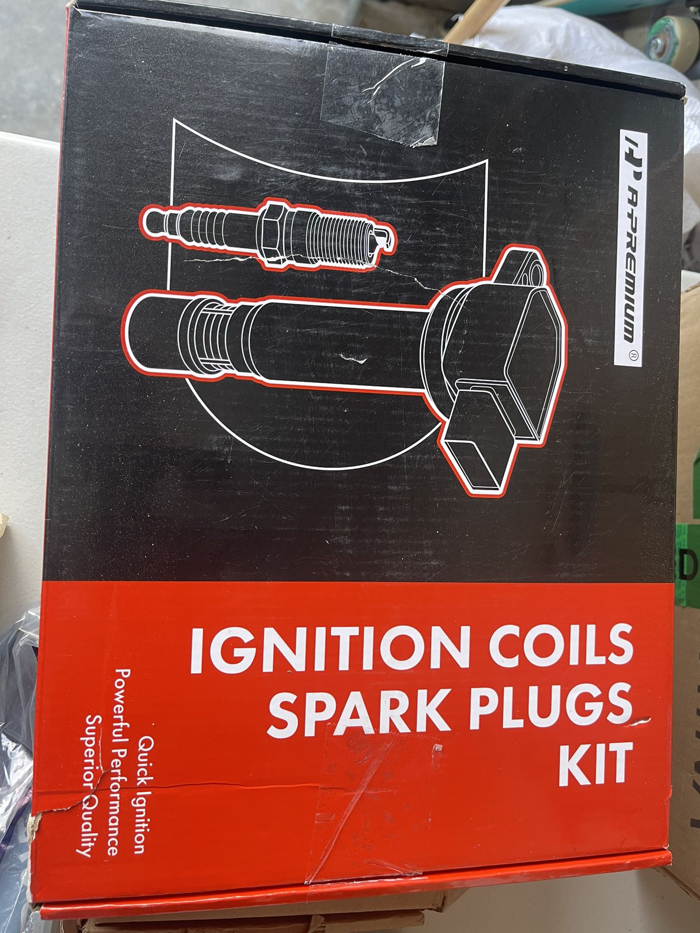 IGNITION COILS SPARK PLUGS KIT