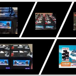 Baterías Con 3 Meses De Garantía Reconstruidas Nuevas Marinas 