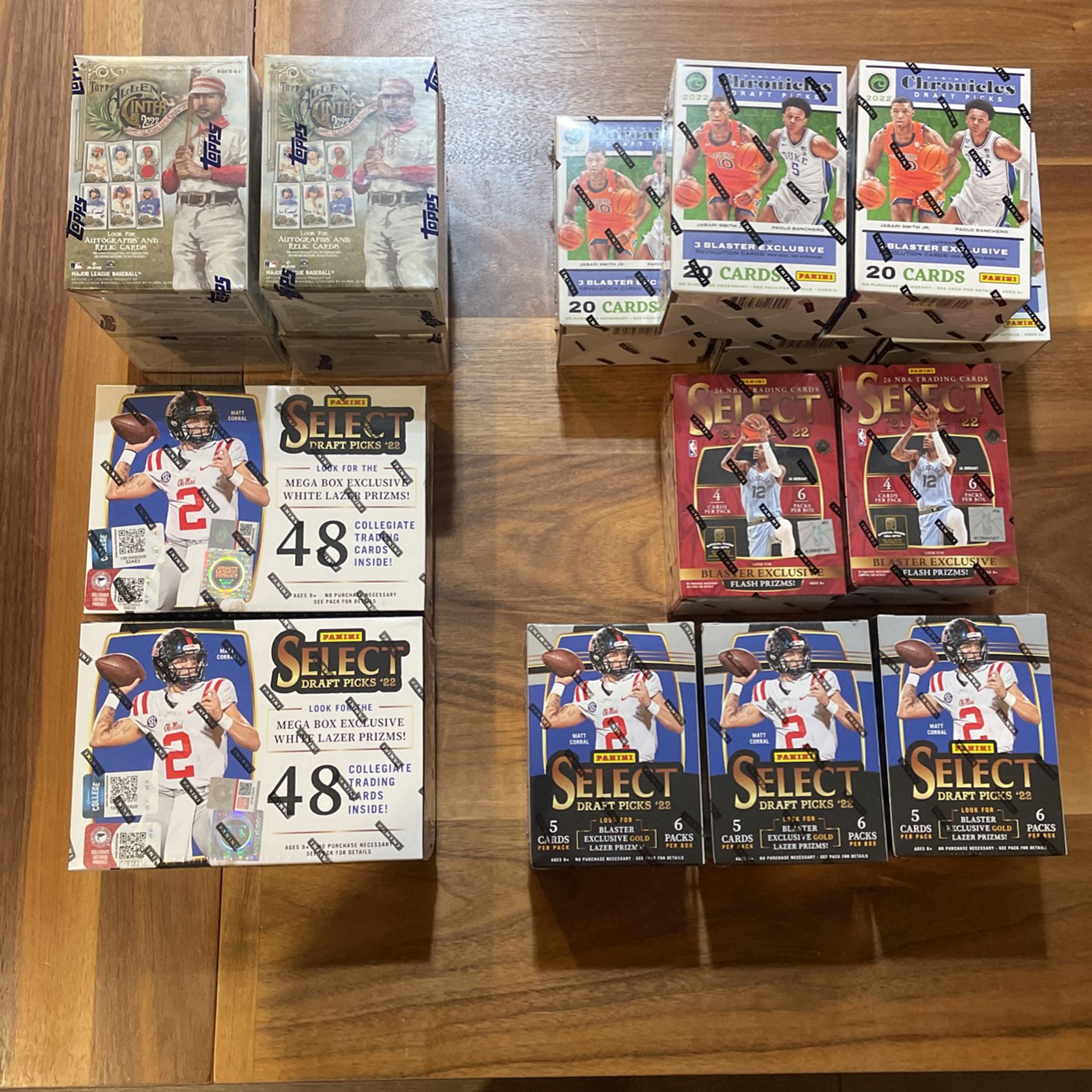 Blaster Boxes—below retail!!! Select, Allen & Ginter, Chronicles