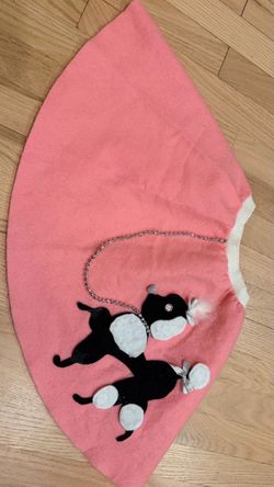 Pink poodle skirt