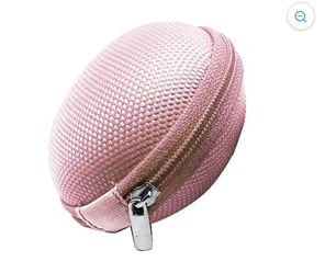 Pink Round Travel Case