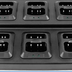 Midland® - BGC200 Gang Charger - Charge up to 6 Midland® BR200 Business Two-Way Radios Six Spare Batteries at Once - BizTalk Charger for Ranches Farms