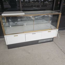 Retail Glass Display Case Jewelry, Baseball Cards Etc.