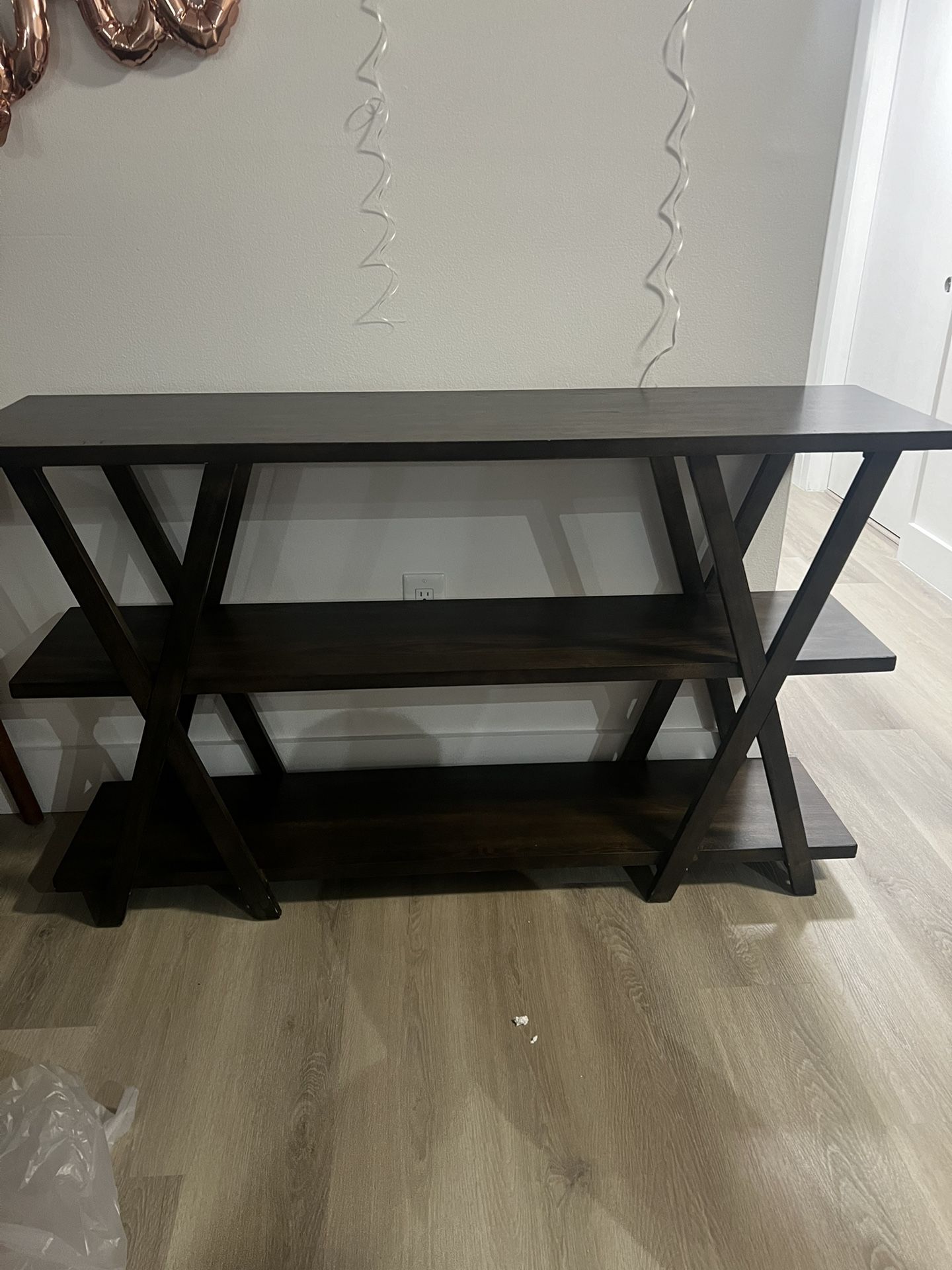 Wood Console Table