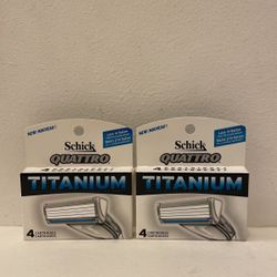 Schick Quattro Titanium Cartridges Refills ( 4 Count)