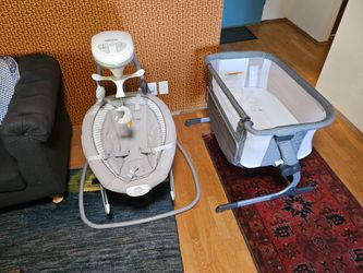 Baby bassinet and swing
