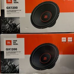 New  2 12 JBL Subs 