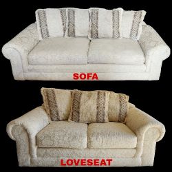 Sofa and Loveseat Set