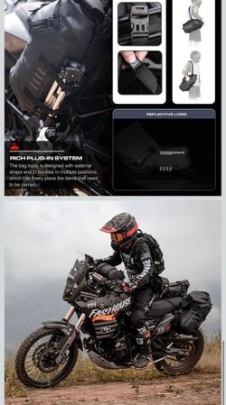Rhinowalk Motorcycle Saddle Bags