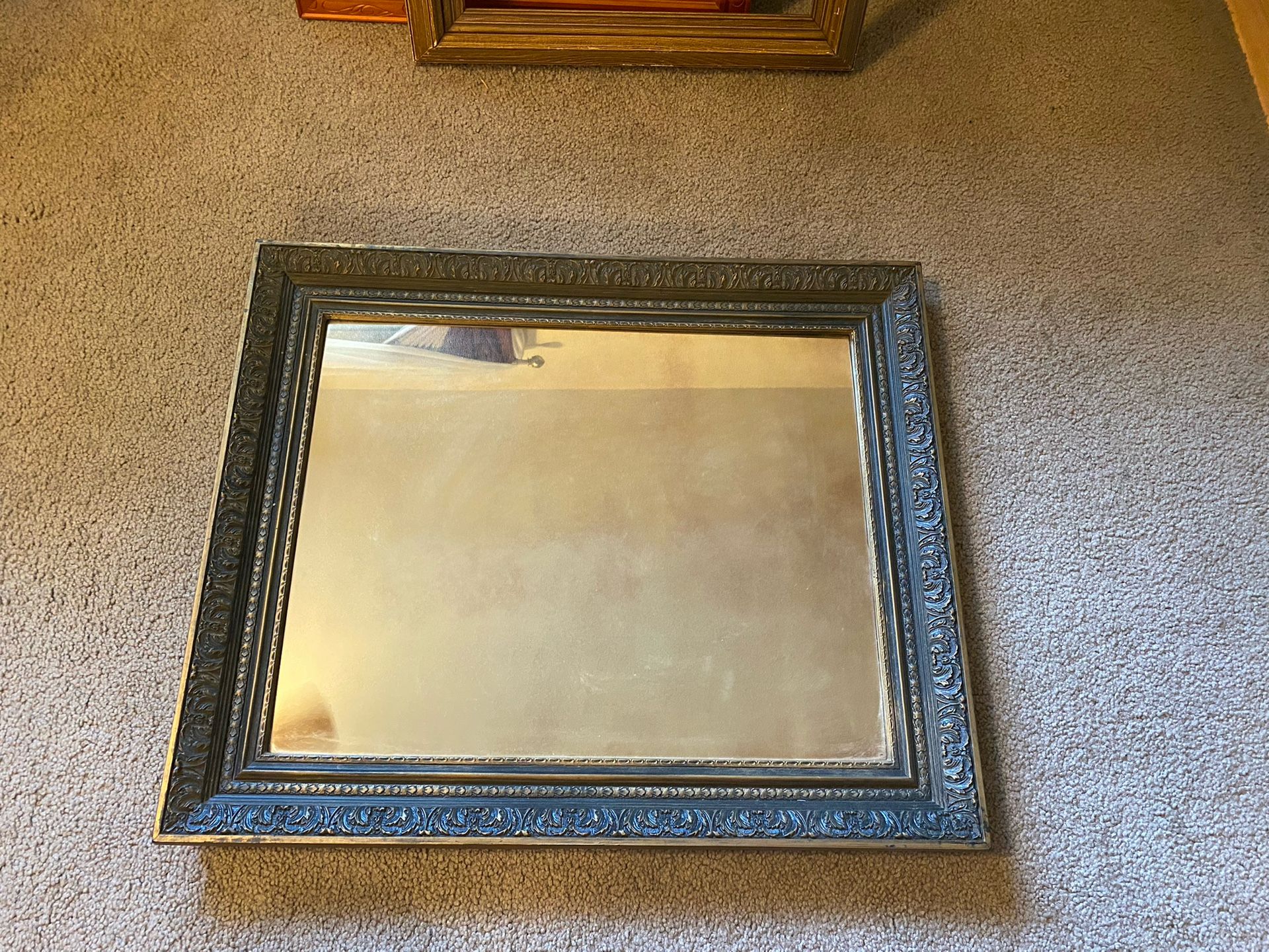 Antique Frame With Mirror