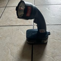 18V cordless LED flashlight