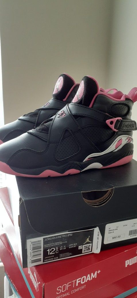 Jordan 8 Retro Kids Size 12.5