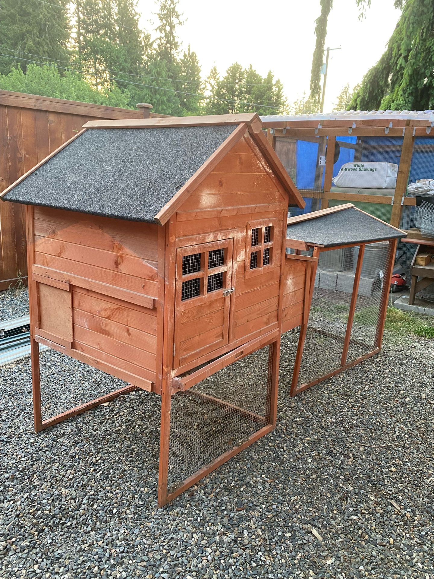 Chicken Coop and Attached Run