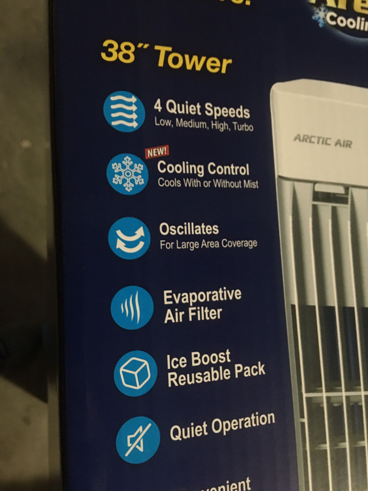 arctic air evaporative cooling Tower fan