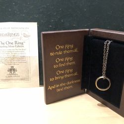 Lord of the Rings - The One Ring Sterling Silver Edition fr The Noble Collection (Make Offer)