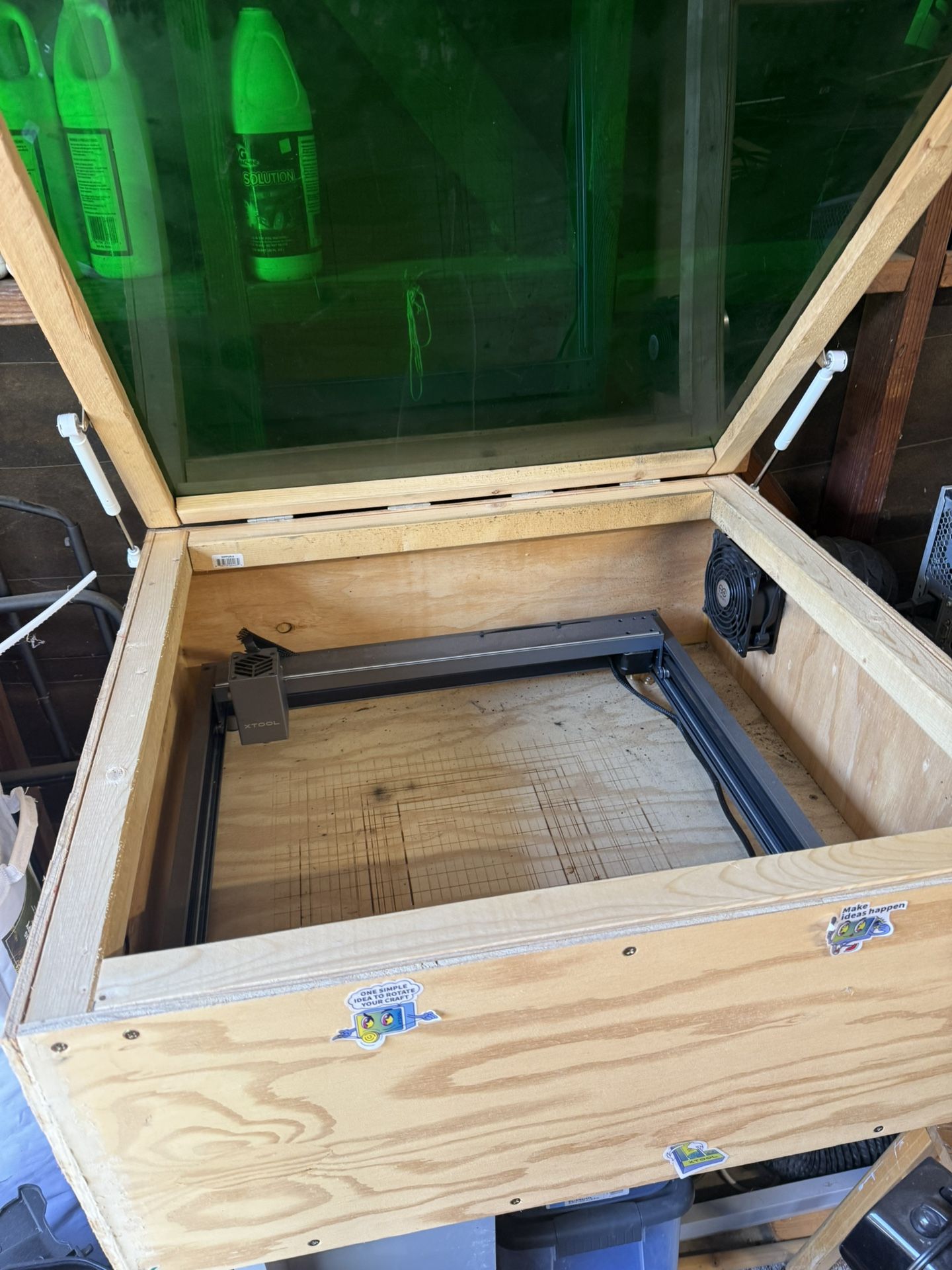 XTool D1 5W Laser Engraver With Custom Enclosure
