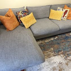 Bobs Furniture Mirage Gray Sectional