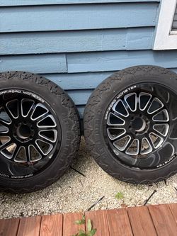Off-Road Monster Wheels with New Mutant Tires 35x12.50R22