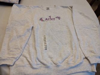 #1 Aunt Sweatshirt- NEW-Size Large
